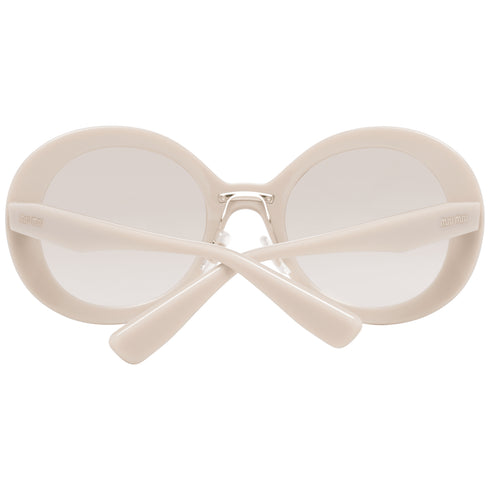 Miu Miu Oval Beige Women Sunglasses